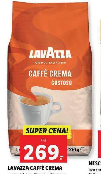 Lidl Lavazza caffé crema nabídka