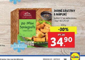 Lidl Jarní závitky s náplní nabídka