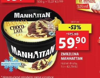 Lidl Zmrzlina manhattan nabídka