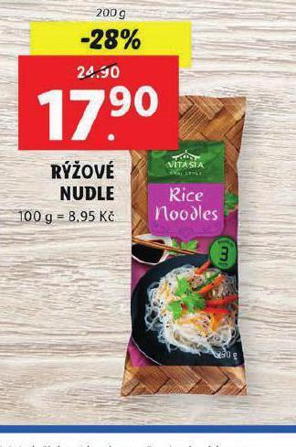 Lidl Rýžové nudle nabídka