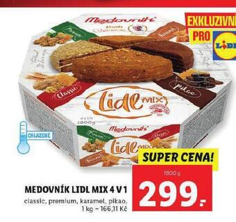 Lidl Medovník lidl mix 4v1 nabídka
