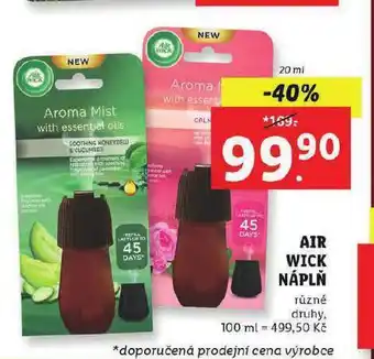 Lidl Air wick náplň nabídka