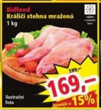 Norma Bidfood Králičí stehna mražená 1 kg nabídka