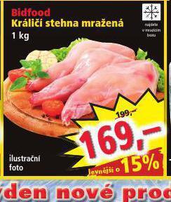 Norma Králičí stehna mražená nabídka