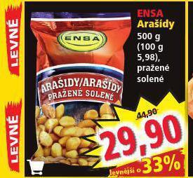 Norma Ensa arašídy nabídka