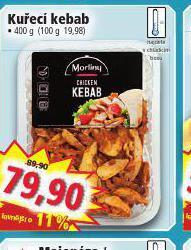 Norma Kuřecí kebab nabídka