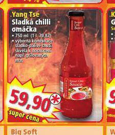 Norma Yang tse sladká chilli omáčka nabídka