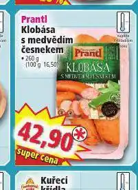 Norma Klobása s medvědím česnekem nabídka