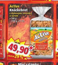 Norma Active knackebrot nabídka