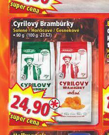 Norma Cyrilovy brambůrky nabídka