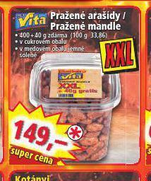 Norma Pražené mandle nabídka