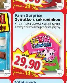 Farm surprise zvířátko s cukrovinkou