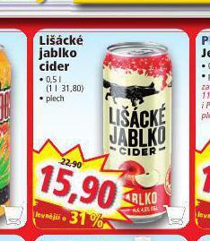 Norma Lišácké jablko nabídka