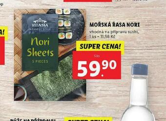Lidl Mořská řasa nori nabídka