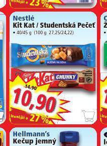 Norma Nestlé studentská pečeť nabídka