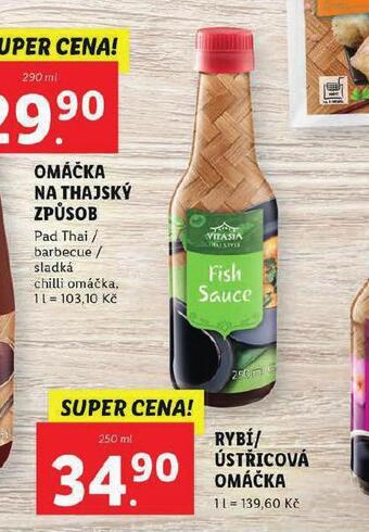 Lidl Rybí / ústřicová omáčka nabídka