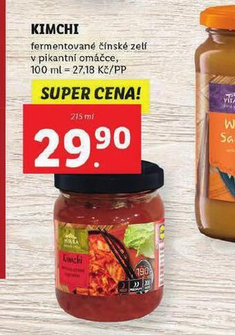 Lidl Kimchi nabídka