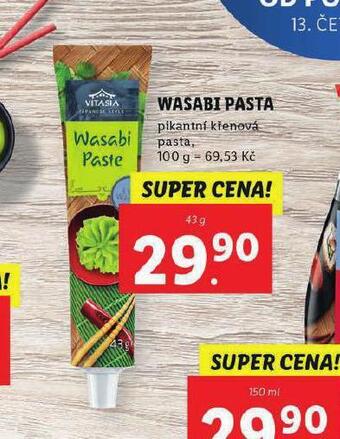 Lidl Wasabi pasta nabídka