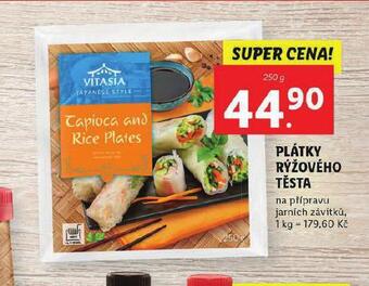 Lidl Plátky rýžového těsta nabídka