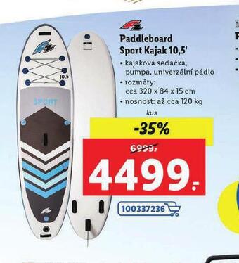 Lidl Paddleboard sport kajak 10,5" nabídka