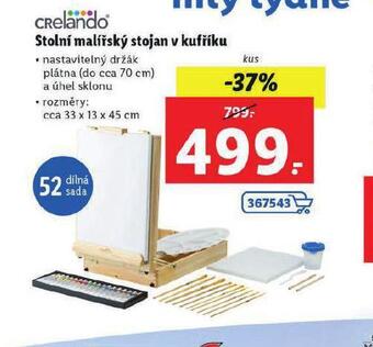 Lidl Stolní malířský stojan v kufříku nabídka