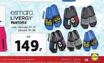 Lidl Pantofle nabídka