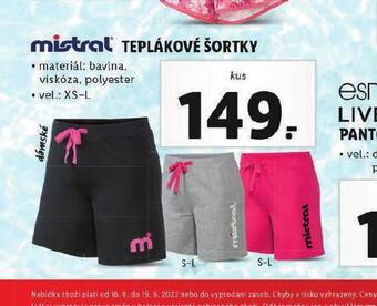 Lidl Teplákové šortky nabídka