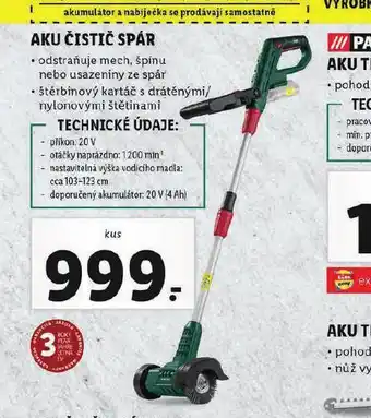 Lidl Aku čistič par nabídka