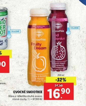 Lidl Ovocné smoothie nabídka