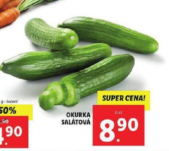 Lidl Okurka salátová nabídka
