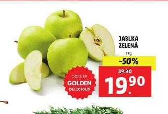 Lidl Jablka zelená nabídka