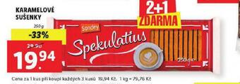 Lidl Karamelové sušenky nabídka