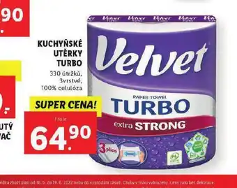 Lidl Kuchyňské utěrky turbo nabídka