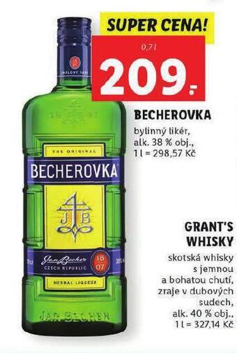 Lidl Becherovka nabídka