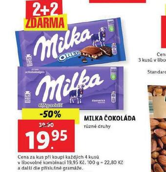 Lidl Milka čokoláda nabídka