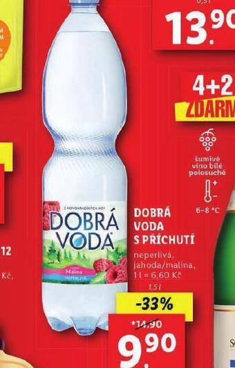 Lidl Dobrá voda s příchutí nabídka
