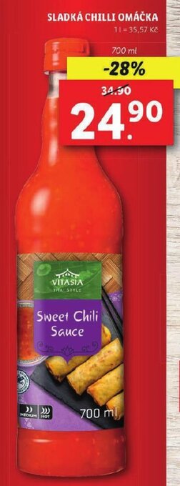 Lidl Sladká Chilli omáčka 700 ml nabídka