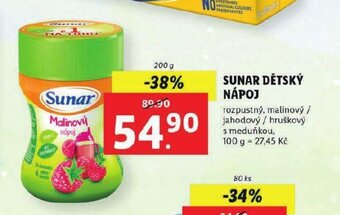 Lidl Sunar Dětský Nápoj 200 g nabídka