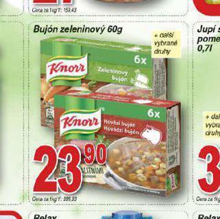 Lidl Knorr bujon zeleninový nabídka