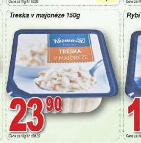 Lidl Treska v majonéze nabídka