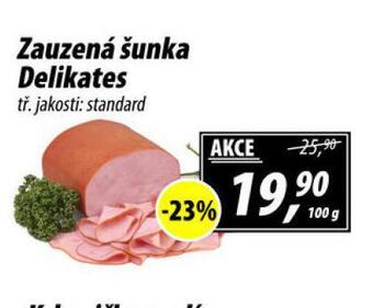 ZEMAN Zauzená šunka delikates nabídka