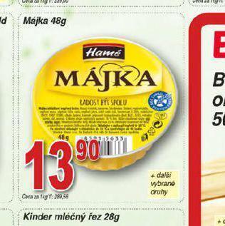 Lidl Hamé májka nabídka