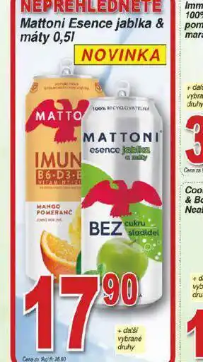 Lidl Mattoni esence jablko & máty nabídka