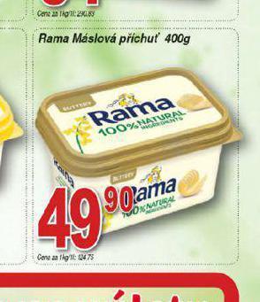 Lidl Rama máslová příchuť nabídka