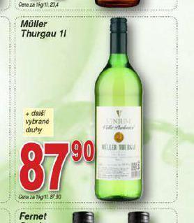 Lidl Müller thurgau nabídka