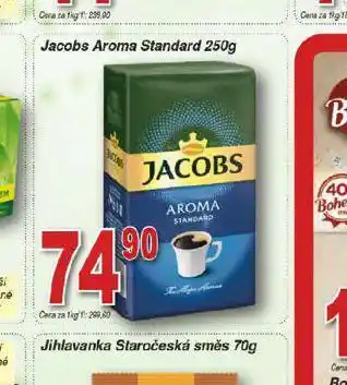 Lidl Jacobs aroma standard mletá káva nabídka