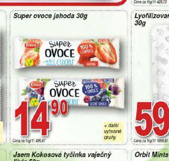 Lidl Super ovoce jahoda nabídka