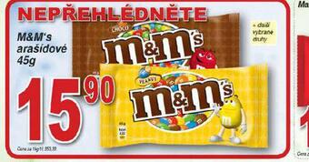 Lidl M&m´s arašídové nabídka