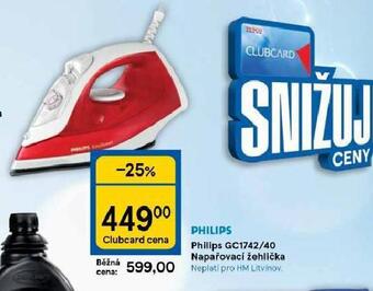Tesco Napařovací žehlička philips nabídka