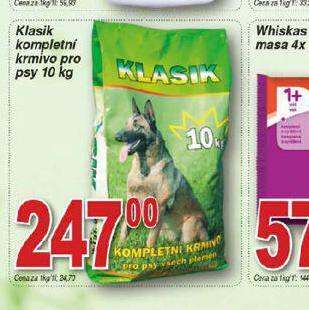 Lidl Klasik kompletní krmivo pro psy nabídka